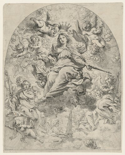 Kroning van Maria door Cornelis Schut