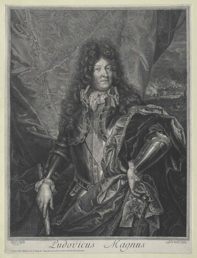 Koning Lodewijk XIV van Frankrijk door Cornelis Vermeulen