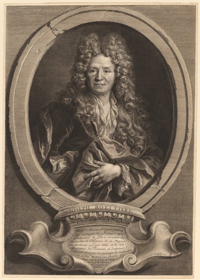 Joseph Roettiers door Cornelis Vermeulen after Nicolas de Largillierre