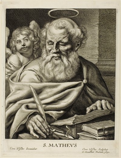 Sint Mattheüs door Cornelis Visscher