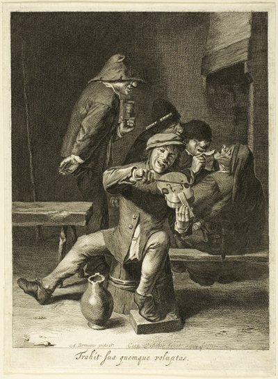 Het concert door Cornelis Visscher