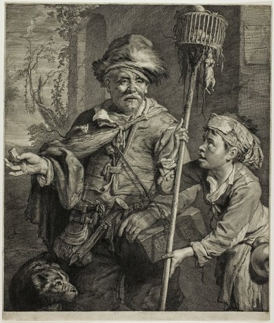 De rattenvanger door Cornelis Visscher