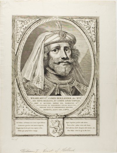 Willem I, van Principes Hollandiae, Zelandiae, et Frisiae door Cornelis Visscher