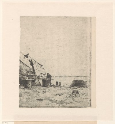 Scheepswerf door Cornelis Vreedenburgh