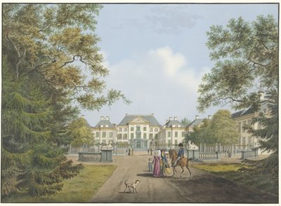 Gezicht op paleis Het Loo door Cornelis de Kruyff