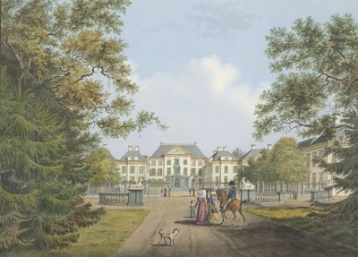 Uitzicht op het Paleis Het Loo door Cornelis de Kruyff