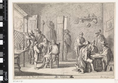 Gezicht door Cornelis de Wael