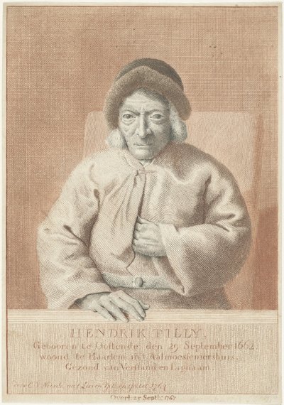 Portret van Hendrik Tilly door Cornelis van Noorde