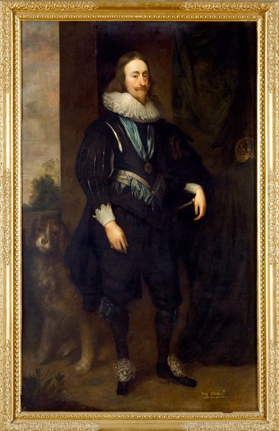 Charles I door Cornelius Janssen van Ceulen