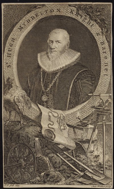 Hugh Myddleton door Cornelius Janssen van Ceulen