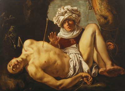 Sint Sebastiaan verzorgd door Irene, 161- door Cornelius de Beer