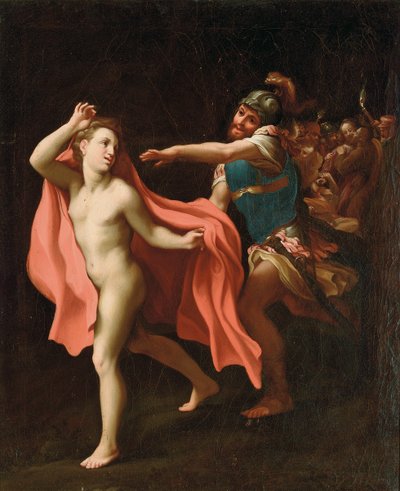 Het Verraad van Christus, met een soldaat die Marcus de Evangelist achtervolgt door Correggio