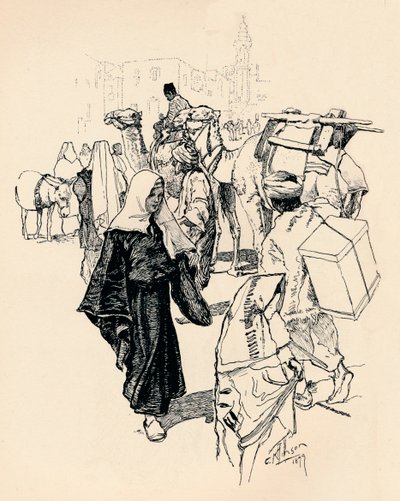 Scène in Bethlehem door Corwin Knapp Linson