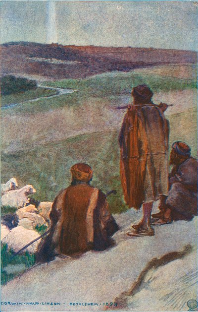 Herders in het veld door Corwin Knapp Linson