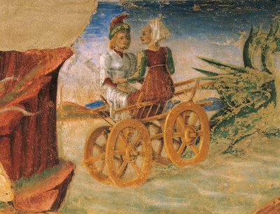 Verkrachting van Proserpina (detail) door Cosimo (attr. to) Tura
