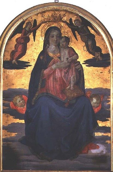 Madonna en Kind door Cosimo Rosselli