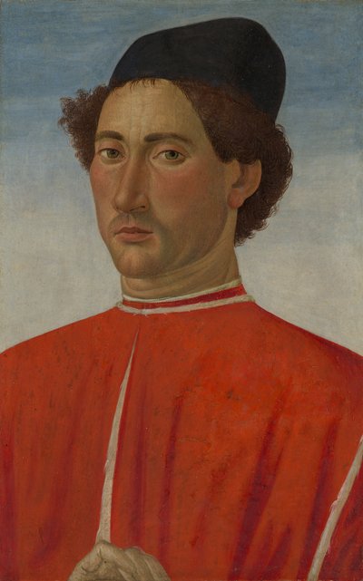 Portret van een Man door Cosimo Rosselli