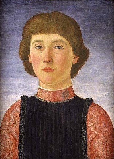Portret van een jonge heer door Cosimo Rosselli