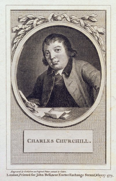 Charles Churchill door Cotton (after)