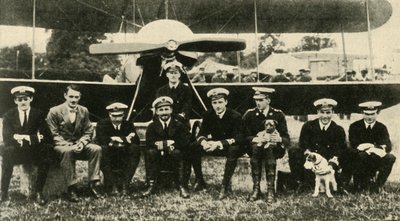 Commandant Samson van het Royal Flying Corps...Eerste Wereldoorlog door Cribb
