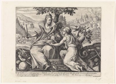 Europa De vier werelddelen (series title) door Crispijn van de Passe (I)