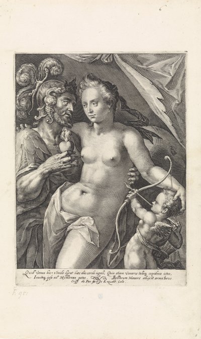 Mars en Venus door Crispijn van de Passe (I)