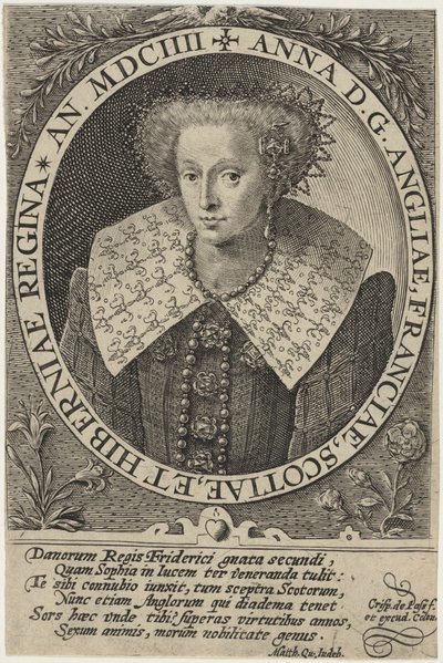 Anna van Engeland door Crispijn van de Passe I