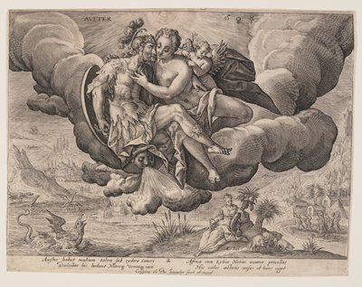Auster, uit De winden door Crispijn van de Passe I