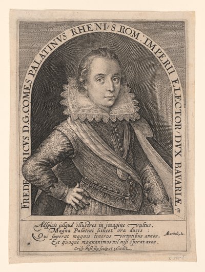 Frederik V door Crispijn van de Passe I