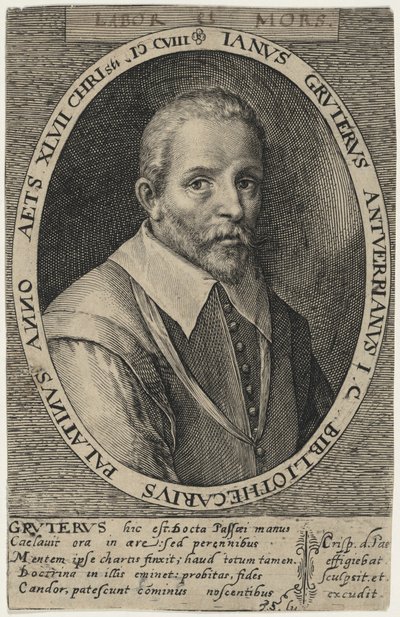 Jan Gruter door Crispijn van de Passe I