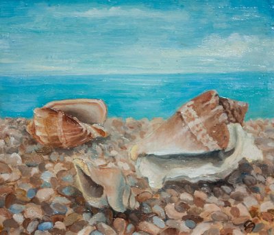 Drie schelpen door Cristiana Angelini