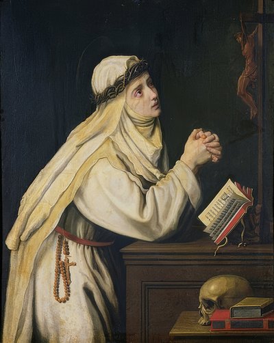 De Heilige Catharina van Siena door Cristofano Allori