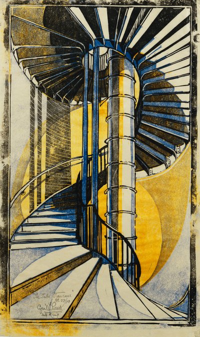 De metroladder, c.1930 door Cyril Edward Power