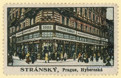 Stransky banketbakkers, Hybernska Straat, Praag door Czech School