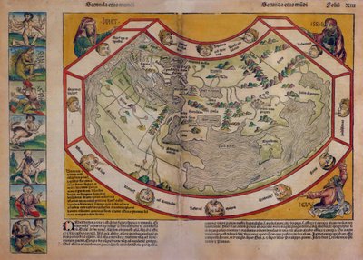  door D. Hartmann & Wolgemut Michael (1434-1519) Schedel