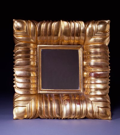 Een vergulde spiegel, ontworpen door Dagobert Peche, ca. 1925 door Dagobert Peche