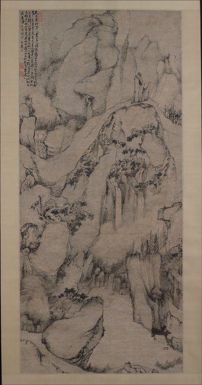De Vreemde Pijnbomen van de Berg Tiantai door Dai Benxiao