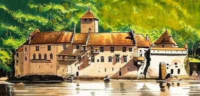 Kasteel De Chillon door Dan Escott