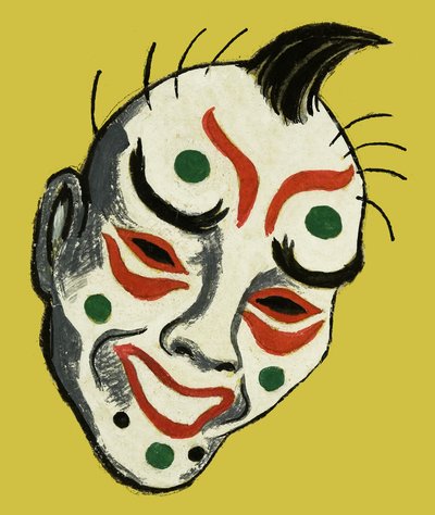 Japans theatraal masker door Dan Escott