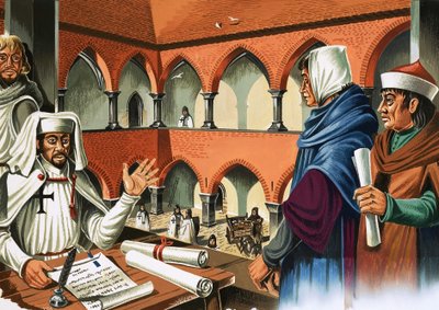 Verhalen van de Teutoonse Ridders: De ridders marcheren oostwaarts door Dan Escott