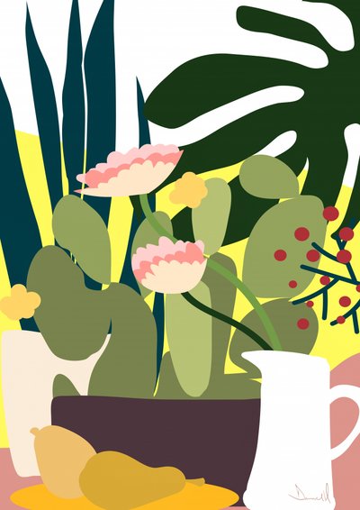 Cactus door Dan Hobday