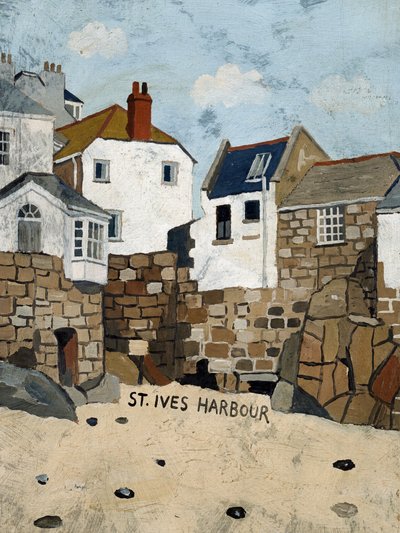 Het strand van St Ives Harbour door Dan Hobday
