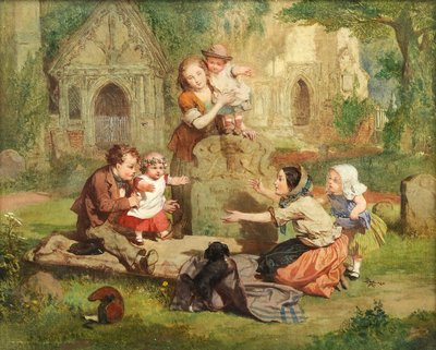 Eerste stappen door Daniel Maclise