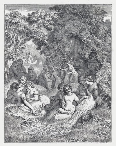 Illustratie voor Tennyson