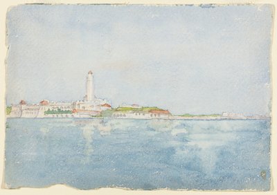 Schets genomen in Algiers, Noord-Afrika, reisschets, 1896 door Daniel Burnham