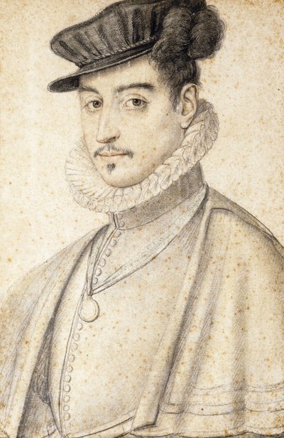 Portret van een man met een pet door Daniel Dumonstier