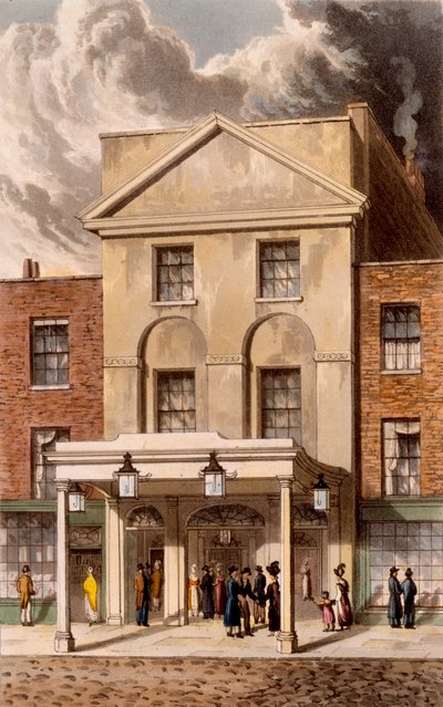 Astleys Amfitheater, 1826 door Daniel Havell