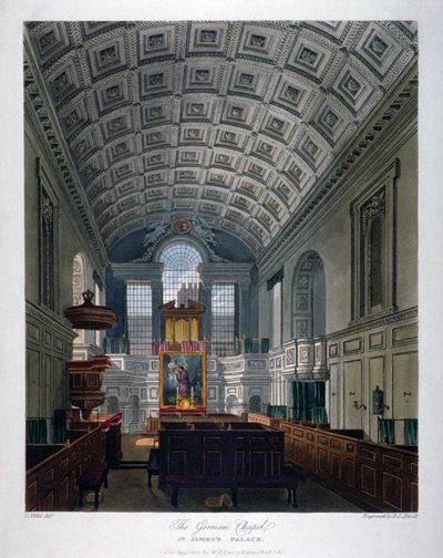 Interieur van de Chapel Royal in St James