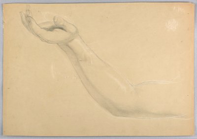 Tekening, Studie voor duplicaat van "C, 1850 door Daniel Huntington
