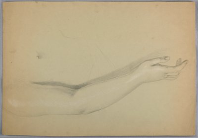 Tekening, Studie voor duplicaat van "C, 1850 door Daniel Huntington